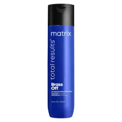 MATRIX - Shampoo Matizador Azul Cabello Castaño Con Color Brass Off 300ml Matrix