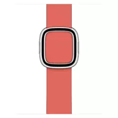 APPLE - Apple Correa Apple Watch Cuero Color Rosa Citrico Con Hebilla Moderna 40 MM - L