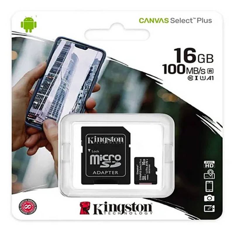 KINGSTON - Memoria Micro Sd Kingston 16GB- C10 Uhs-i Canvas