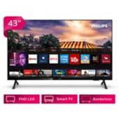 PHILIPS - LED 43" 43PFD6825 Full HD Smart TV