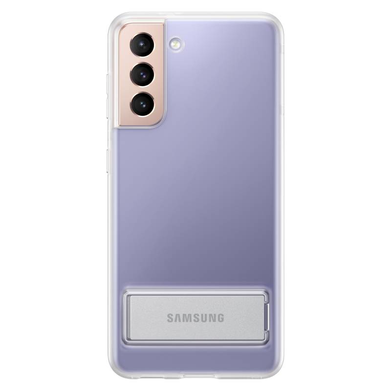 SAMSUNG - Carcasa Clear Standing Cover Para Galaxy S21 5G Transparente