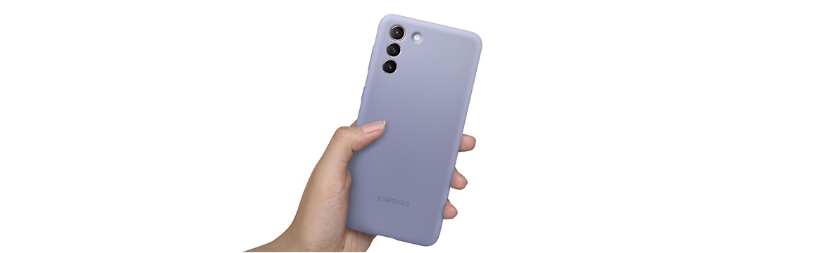 Samsung Carcasa Silicone Cover para Galaxy S21+ 5G Gris