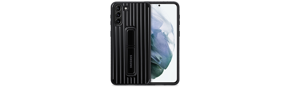 Samsung Carcasa Protective Standing Cover para Galaxy S21+ 5G Gris