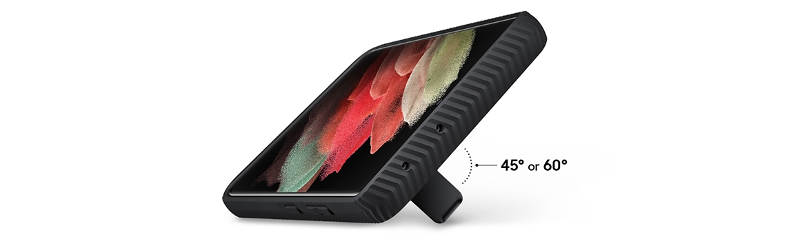 Samsung Carcasa Protective Standing Cover para Galaxy S21 Ultra 5G Gris