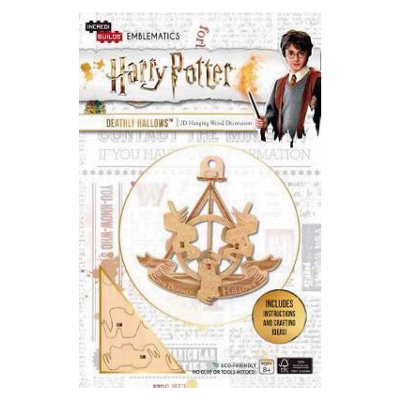 INSIGHT PROFESSIONAL - Emblema Harry Potter Deathly Hallows Armable Mader