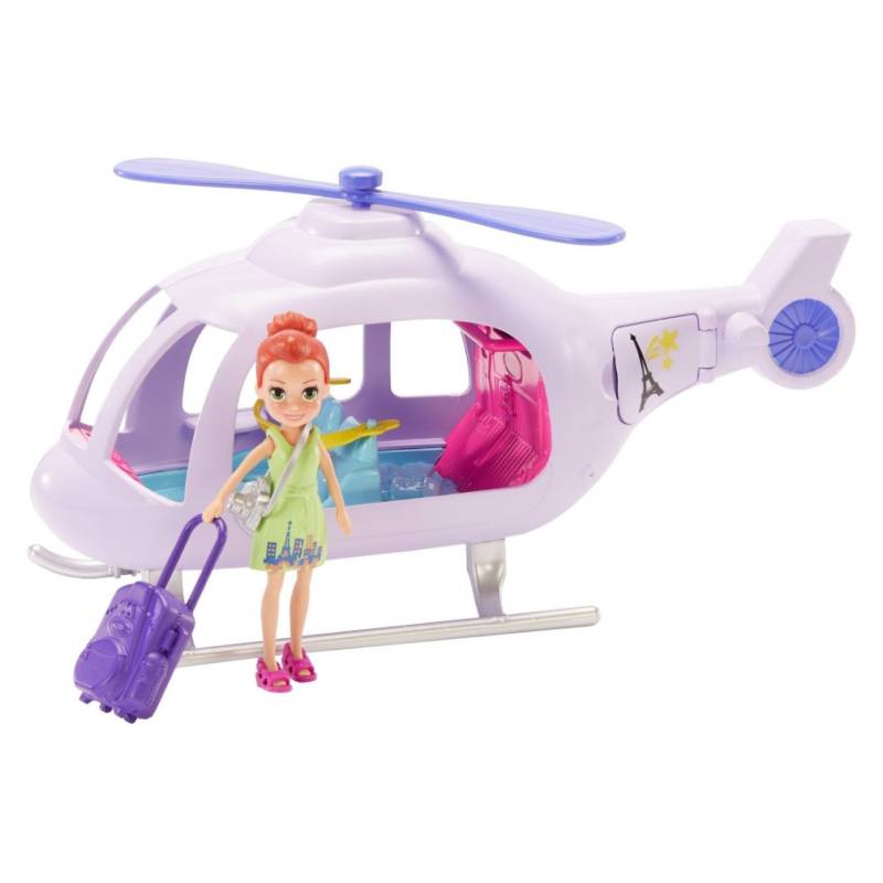 POLLY POCKET - Muñeca Helicóptero De Vacaciones Polly Pocket