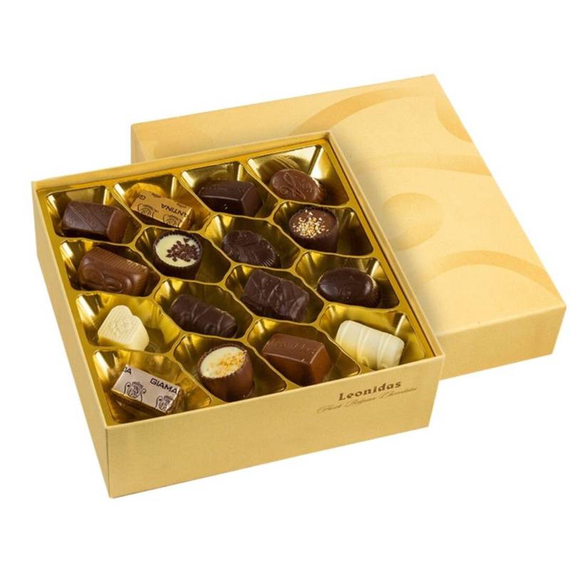 LEONIDAS - Caja 32 bombones Chocolate Belga