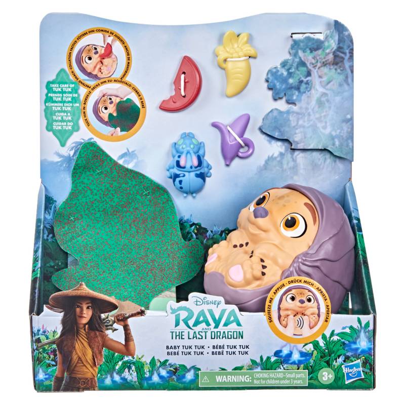 RAYA - Muñeca Disney Princesas Raya Baby Tuk Tuk