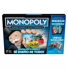 MONOPOLY - Juegos De Mesa Hasbro Gaming Súper Banco Electrónico Monopoly
