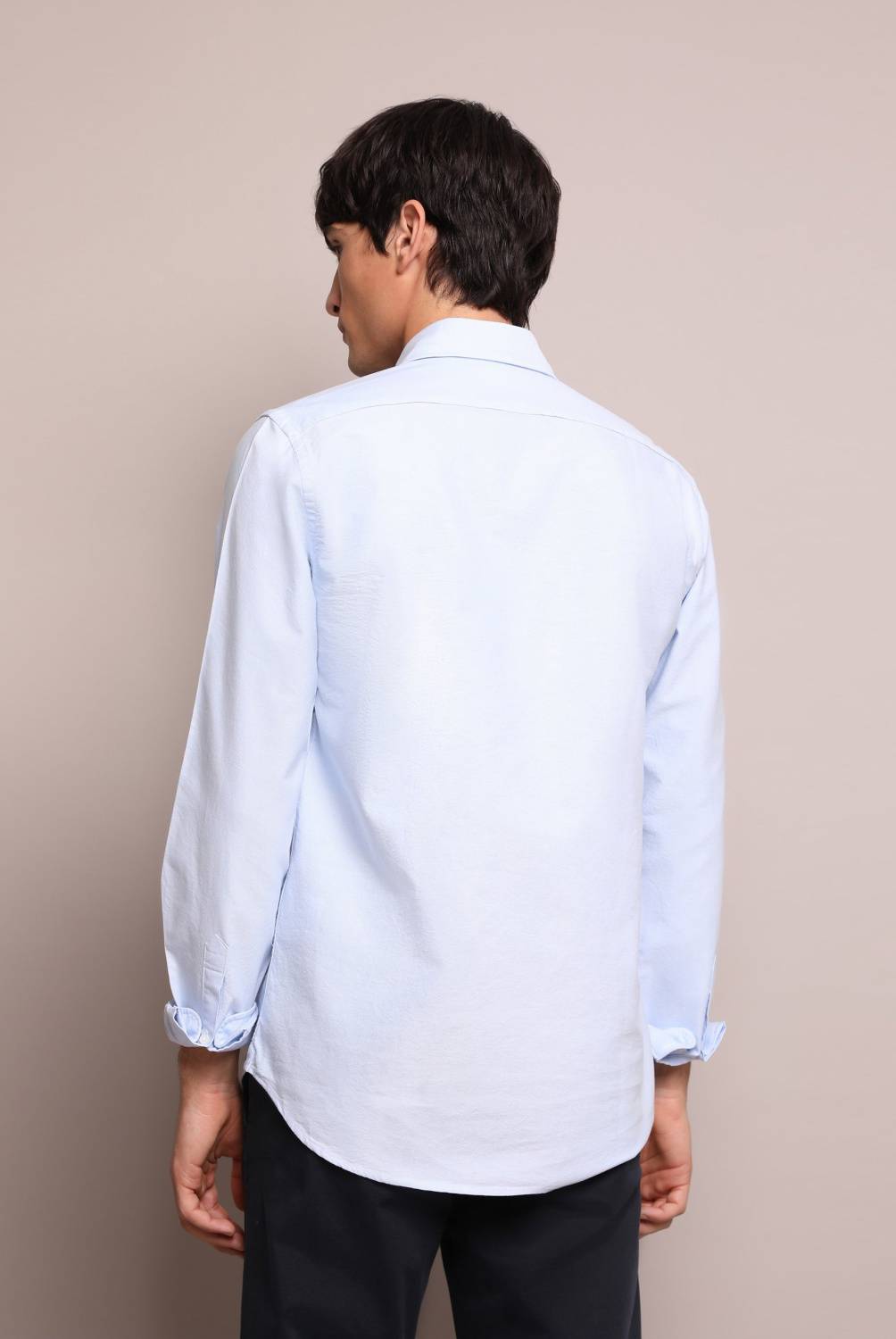 Scalpers Camisa Manga Larga Button Down Blanco