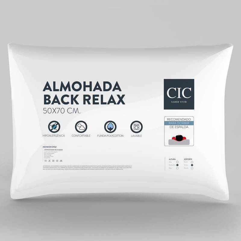 CIC - Almohada Cic Microfibra 2 Plazas