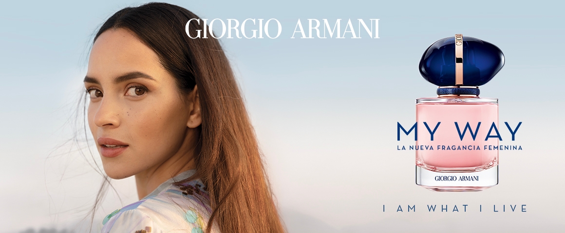 Visual oficial perfume My way Giorgio Armani Mujer 