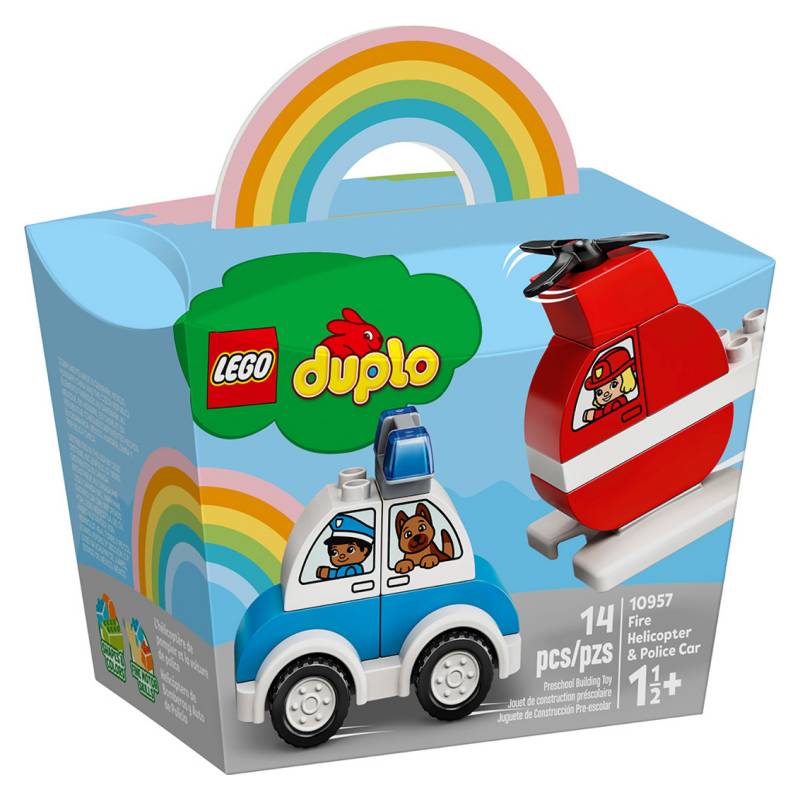 LEGO Lego Duplo Fire Heli Y Police Car 10957 | Falabella.com