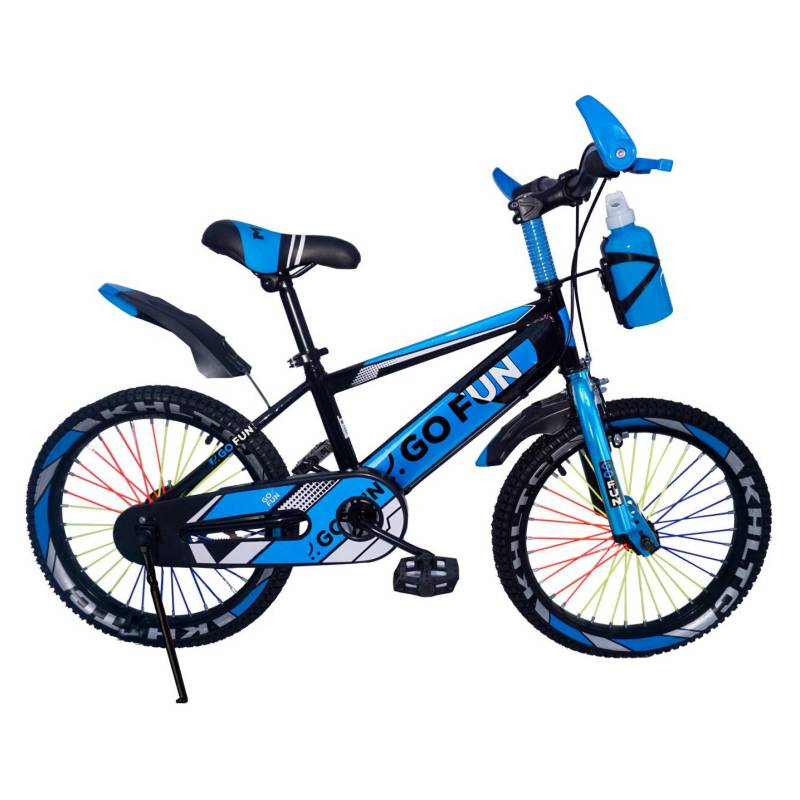 GO FUN - Bicicleta Infantil Aro 18 Azul