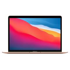 APPLE - Apple MacBook Air (13" con Chip M1 CPU 8 núcleos y GPU 7 núcleos, 8GB RAM, 256 GB SSD) - color oro