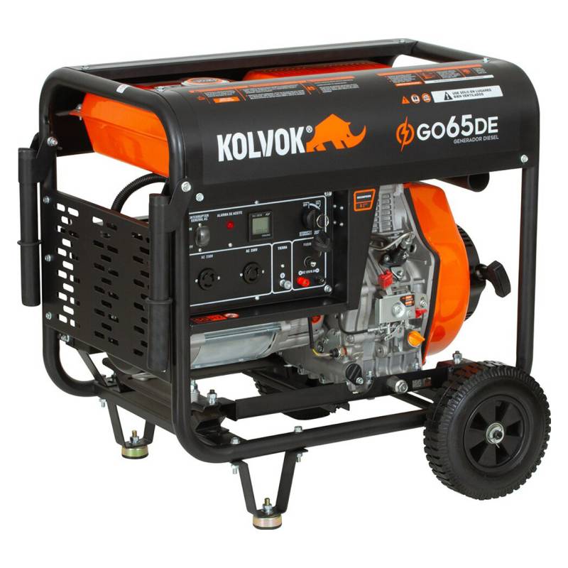 KOLVOK - Generador eléctrico a diesel p/eléctrica 6.500W