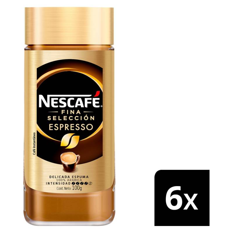 NESCAFE - Café Nescafé Espresso 100G X6 Frascos