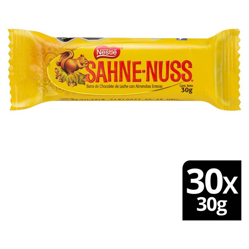 NESTLE - Chocolate SAHNE NUSS Caja 30x30g