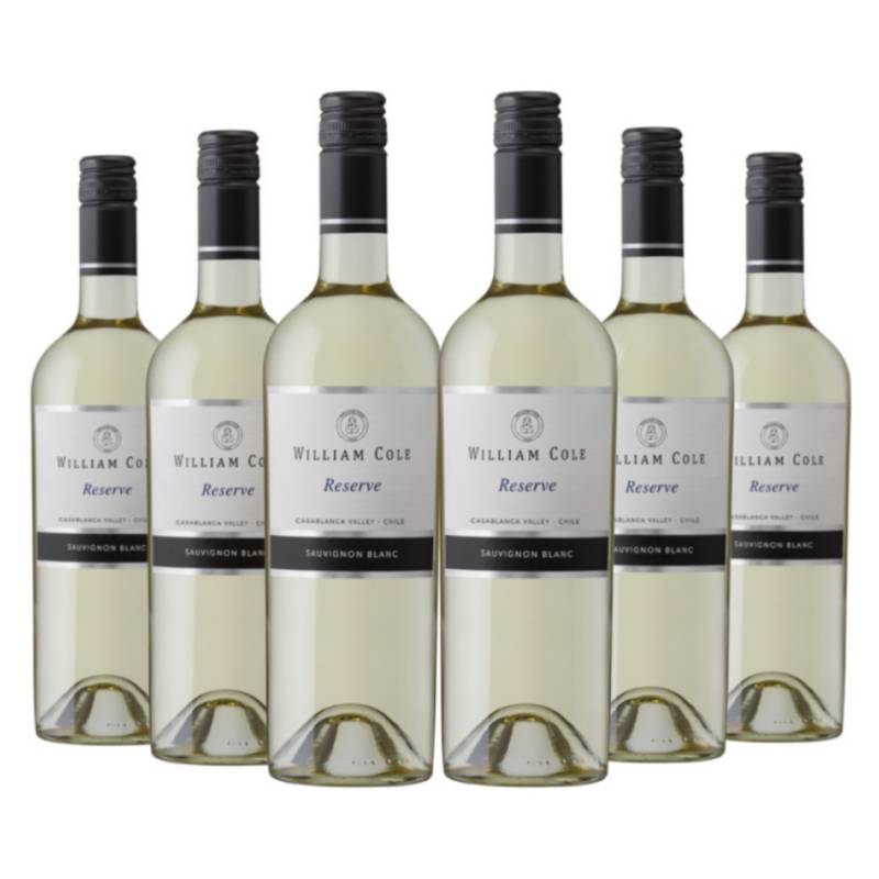 WILLIAM COLE VINEYARDS - 6 vinos William Cole Reserva Sauvignon Blanc