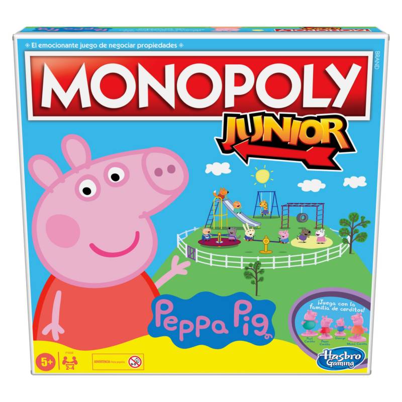 MONOPOLY - Juegos De Mesa Hasbro Gaming Monopoly Junior Peppa Pig