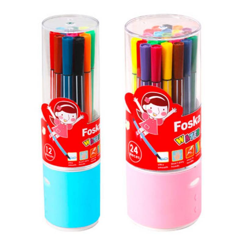 Foska Water Color pen - 12 pcs : Foska