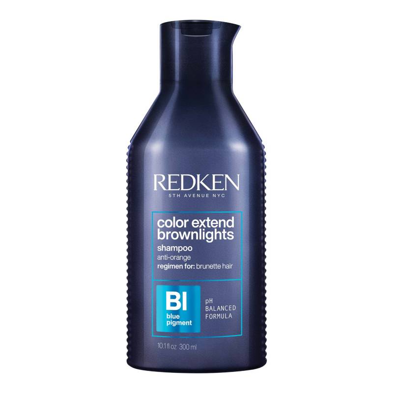 REDKEN - Shampoo Azul Tonalizador de Castaños Color Extend Brownlights 300 ml