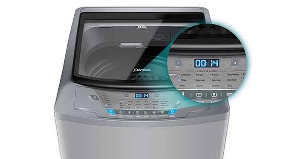 Control del Tiempo con la lavadora Premium Care 16SZ