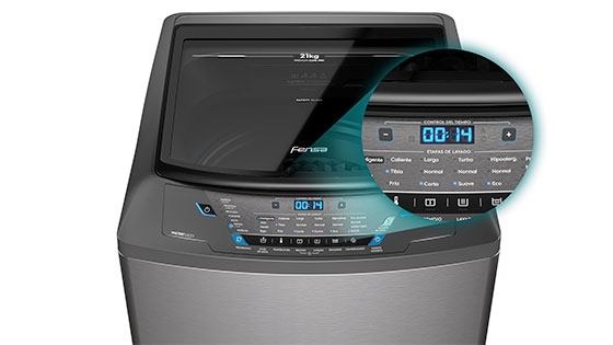 Control del Tiempo con la nueva lavadora Premium Care Pro 21X