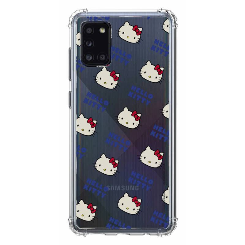 HELLO KITTY - Carcasa Samsung A31 Hello Kitty Collage azul
