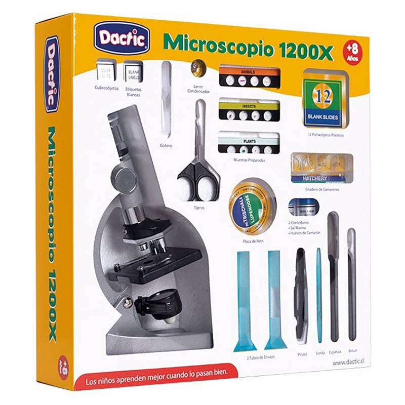 DACTIC - Microscopio 1200x c/Accesorio (082) DACTIC