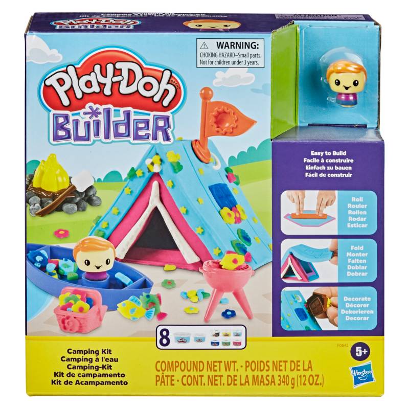 PLAY DOH - Arte Y Manualidades Para Niños Play-Doh Builder Kit De Campamento