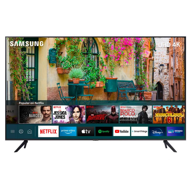 SAMSUNG - LED 43" AU7000 4K UHD Smart TV