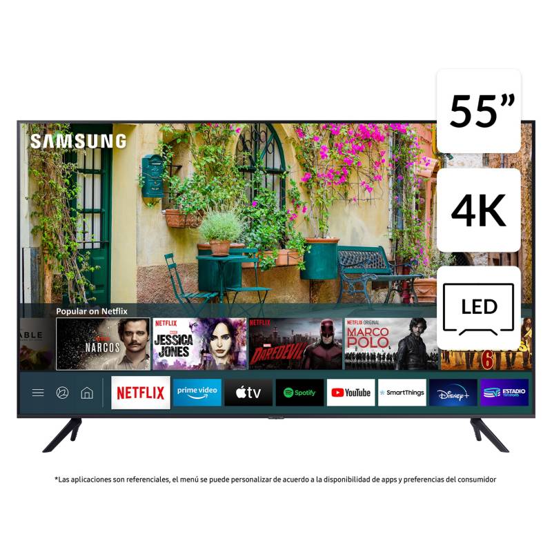 SAMSUNG LED 55 AU7000 4K UHD Smart TV