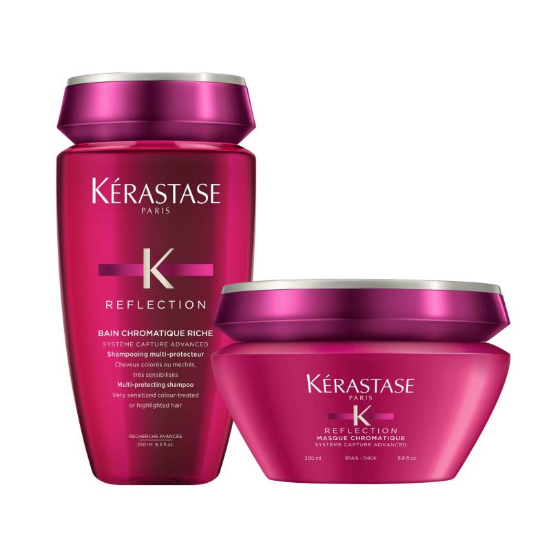 KERASTASE - Set Cuidado del Color Reflection Bain Chromatique Riche 250 ml + Masque 200 ml