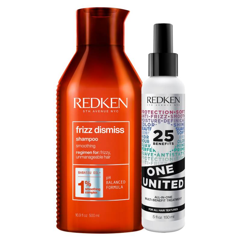 REDKEN - Set Anti-Frizz Shampoo Frizz Dismiss 500 ml + One United 150 ml