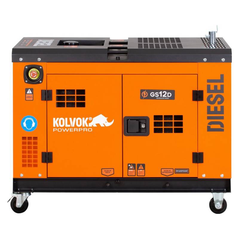 KOLVOK - Generador eléctrico a diesel p/eléctrica 10.000W
