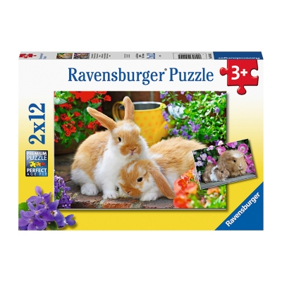 Ravensburger Puzzle Abrazo de Animales 2X12