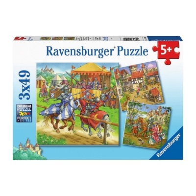 Ravensburg Puzzle Caballeros De La Edad Media - 3X49