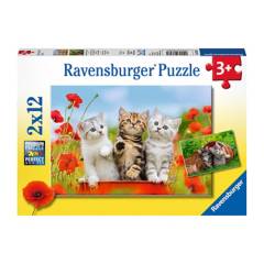 RAVENSBURGER - Caramba Ravensburger Puzzle Aventuras De Gatos 2X12
