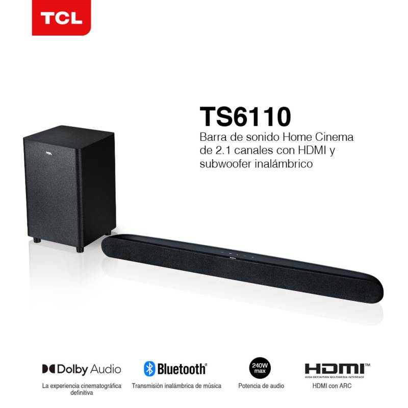 TCL - Soundbar Ts6110