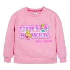 DISNEY - Poleron Niña Girl Power Lila Princess Disney
