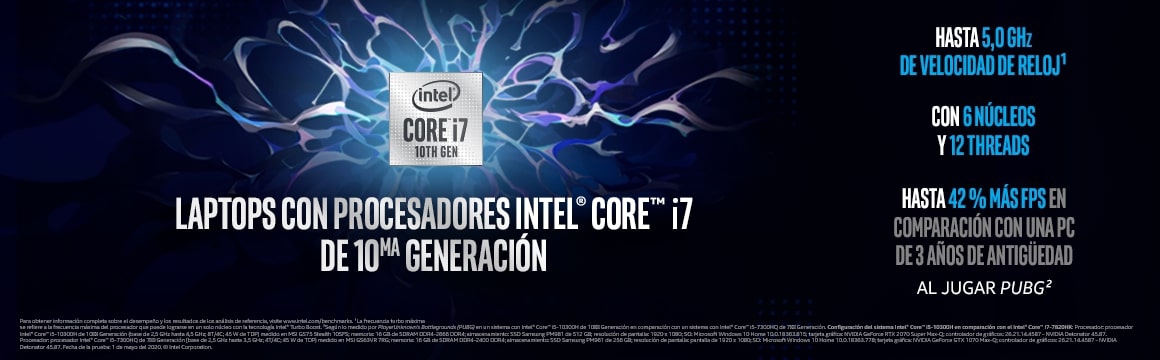 HP Pavilion Gaming 15-dk1022la Intel i7
