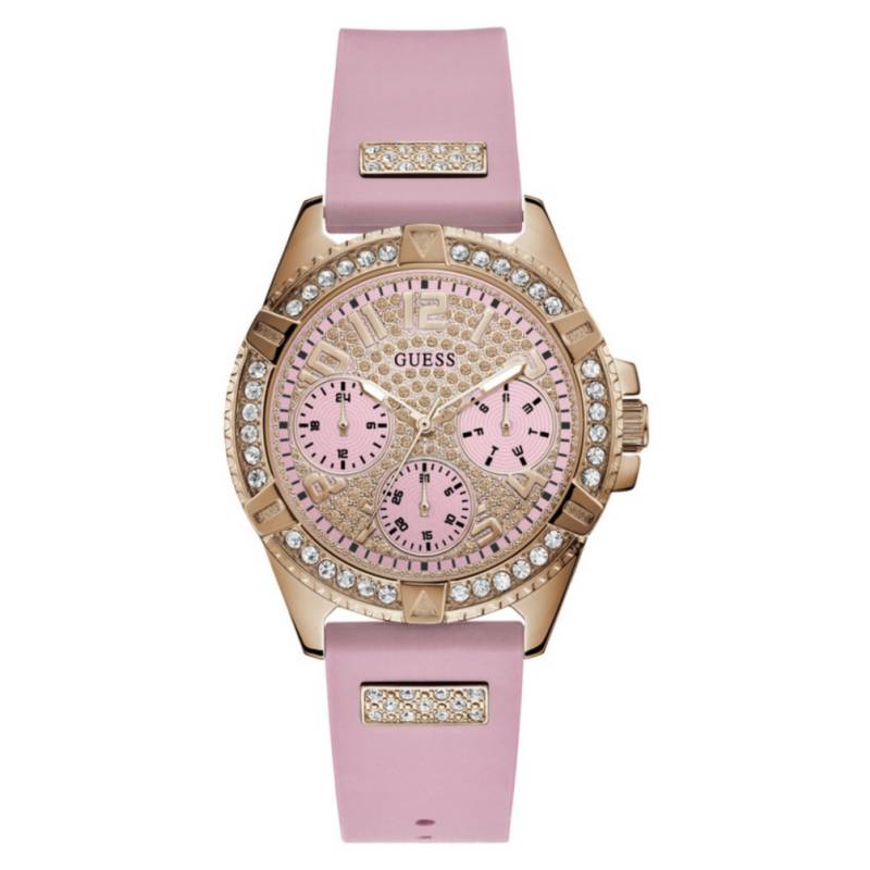 GUESS - Reloj Guess Lady Frontier Sparkly Simp Rose Rosado