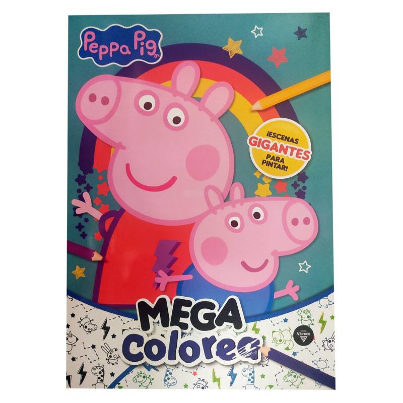 PEPPA PIG - Peppa Pig - Libro Para Pintar - Escenas Gigantes -