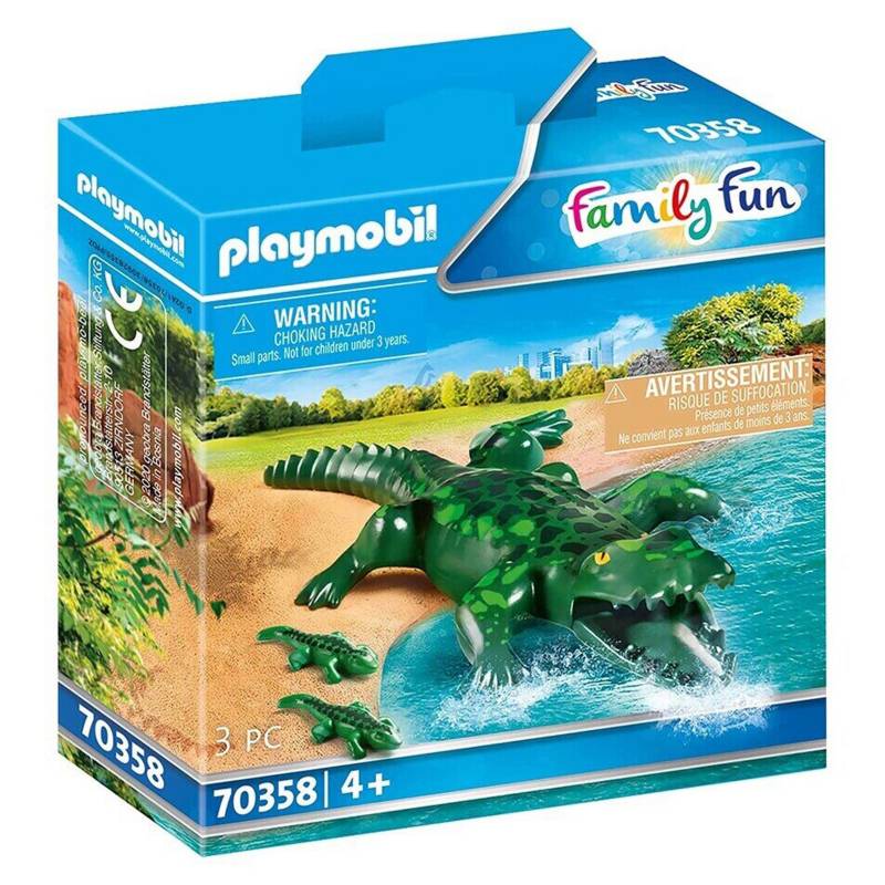 PLAYMOBIL - Playmobil Cocodrilos Con Bebes (70358)