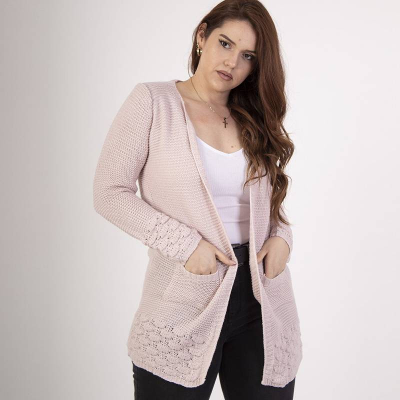 Cardigan mujer lana