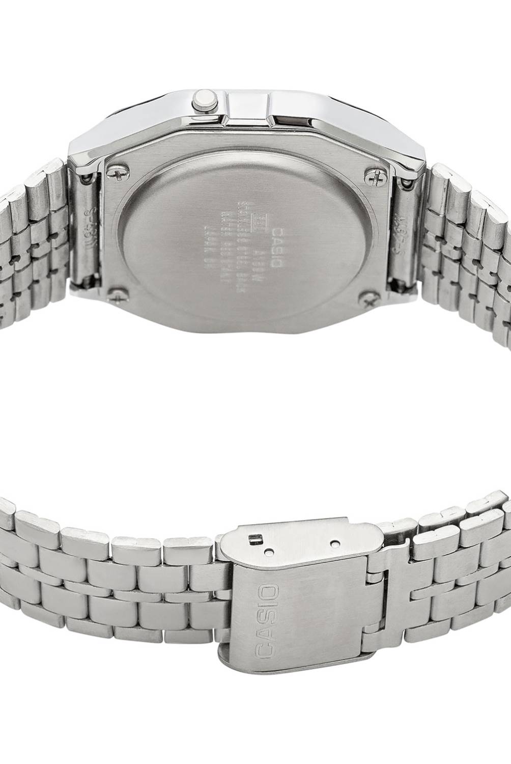 Casio A158WA-1DF - Reloj digital de acero inoxidable para hombre