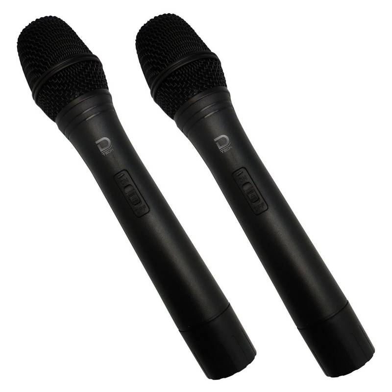 DATACOM - Microfono Inalambrico 2 Un Negro Datacom Pronobel