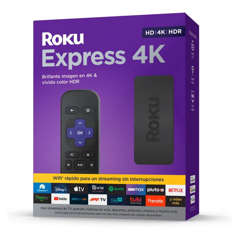 Roku - Roku Express 4K | Dispositivo De Streaming Hd / 4K / Hdr