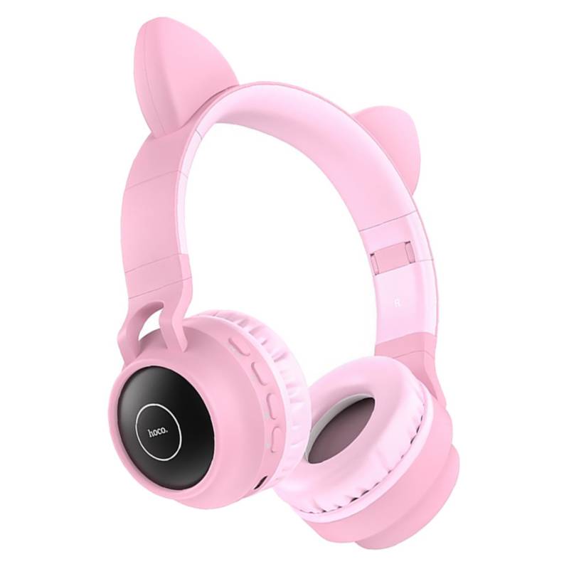 HOCO Audifonos Inalambricos Con Orejas De Gato Rosa falabella